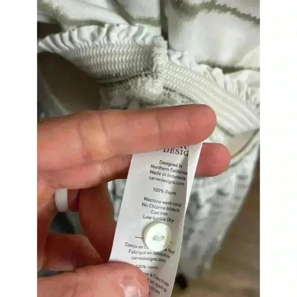 Carve Designs Two Piece Set Skirt Blouse Grace Skirt Lilly Blouse Womens L Green - Picture 8 of 13